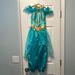 Disney Costumes | Disney Jasmine Costume | Color: Blue | Size: Girls Size 4-6x