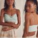 Free People Intimates & Sleepwear | Free People Mariana Bralette Clear Sky Blue Lace Crochet Smocked Back Small Nwt | Color: Blue/Green | Size: S