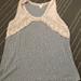 J. Crew Tops | J Crew Lace Tank Top | Color: Cream/Gray | Size: M