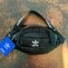Adidas Bags | Adidas Fanny Waist Pack. Nwt. Black White. Adjustable. | Color: Black/White | Size: Os