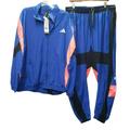 Adidas Jackets & Coats | Adidas Urban Q3 Jacket & Wv Pant Set, Blue, Men's Xl, Nwt, Woven Tape Track Suit | Color: Black/Blue | Size: Xl