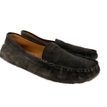 Coach Shoes | Coach Amber Women's Sz: Us 8 / Eu 38 Calf Suede Piombo Driving Loafer Flat Shoes | Color: Brown | Size: 8