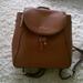 Kate Spade Bags | Kate Spade Brown Pebbled Leather Flap Backpack | Color: Brown | Size: Os