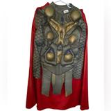 Disney Costumes | Kids Disney Store Deluxe Thor Costume Size 5/6 | Color: Red | Size: 7/8