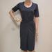 Athleta Dresses | New Nwt! Athleta In A Twist Adjustable Tie-Panel Shift T-Shirt Dress Knit Sz S | Color: Gray | Size: S