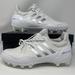 Adidas Shoes | Adidas Ultraboost Pe Football Cleats Mens 9.5-16 White Gray Silver Chrome Hp8836 | Color: Gray/White | Size: Various
