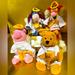 Disney Holiday | Disney Store Exclusive Nwt 2000 Winnie The Pooh Holiday Choir Angels Bundle Of 4 | Color: White/Yellow | Size: Approx 9”