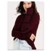 American Eagle Outfitters Sweaters | American Eagle The Jegging Fit Maroon Pullover Sweater | Color: Purple/Red | Size: L