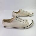 Converse Shoes | Converse Dainty Ox All Star Sneakers Off White Lace Up Flats Shoes Womens Size 7 | Color: Cream/White | Size: 7