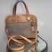 Dooney & Bourke Bags | Dooney And Bourke Tan Camo Color, Leather Crossbody Satchel Bag | Color: Tan | Size: Os