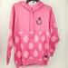 Disney Tops | Disney Spirit Jersey Lotso Strawberry Toy Story Pink Hoodie Pullover Faux Fur | Color: Pink | Size: Various