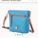 Dooney & Bourke Bags | Dooney & Bourke Pebble Grain Small Zip Crossbody Shoulder Bag - Sky Blue | Color: Blue | Size: Os