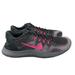 Nike Shoes | Nike Women's 9 Flex Rn 2018 Black Pink Lace-Up Textured Running Shoes Aa7408-006 | Color: Black/Gray | Size: 9