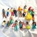 Disney Toys | 19 Pc Of Disney Princess Cute Mini Doll Toddler Miniature Figure Character Toys | Color: Gold/Pink | Size: Osg