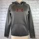 Under Armour Tops | 3/$25 Under Armour Cold Gear Sweatshirt Sz S Gray | Color: Gray/Pink | Size: S