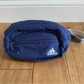 Adidas Bags | Adidas Navy Blue Classic Waist Bag Fanny Pack Hiking Hip Bag Unisex | Color: Blue/White | Size: Os