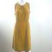 Anthropologie Dresses | Anthro Girls From Savoy Take Action Silk Dress | Color: Yellow | Size: 8