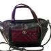 Coach Bags | Coach Park Mini Quilted Colorblock Crossbody Bag Purse Suede Leather 49865 | Color: Black/Red | Size: Os