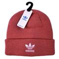 Adidas Accessories | Adidas Originals Trefoil Magic Earth Red White Knit Beanie Hat Adult's Fit | Color: Red | Size: Os