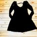 American Eagle Outfitters Dresses | American Eagle Long Sleeve Black Midi Dress | Color: Black | Size: M