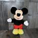 Disney Toys | Authentic Mickey Mouse Disneyland Walt Disney World Standing Plush Red Shorts | Color: Black/Red | Size: 10"