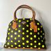 Coach Bags | Coach Rare Euc Neon Dot Cora Signature Dome Zip Satchel | Color: Brown/Yellow | Size: 12.5”Wx9”Hx5.5”D