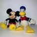 Disney Toys | Disney Store Exclusive Stuffed Animal Plush Mickey Mouse & Donald Duck Lot Of 2 | Color: Black/Yellow | Size: O/S