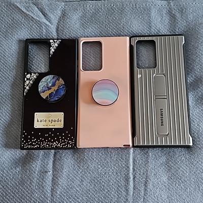 Kate Spade Cell Phones & Accessories | 3 Phone Cases For A Samsung Galaxy Note 20 Ultra | Color: Black/Gray | Size: Os