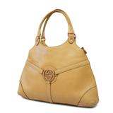 Gucci Bags | Auth Gucci Handbag 114875 Women's Leather Handbag Beige | Color: Tan | Size: Os