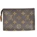 Louis Vuitton Bags | Louis Vuitton Poche Toilette 15 Clutch Pouch Bag Monogram Leather | Color: Brown | Size: W 5.9 X H 3.9 X D 1.8 " (Approx.)