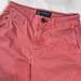 American Eagle Outfitters Shorts | American Eagle Mens Strawberry Red Basic Flat Front Chino Shorts - Size 28 | Color: Red | Size: 28