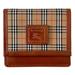 Burberry Bags | Burberry Nova Check Saddle Brown Leather Vintage Coin Pouch | Color: Brown/Tan | Size: 3.25 X 2.75 X 0.5 Inches