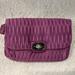 Coach Bags | Coach Purple Pleated Clutch With Detachable Cross Body Bag | Color: Purple | Size: Os