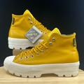 Converse Shoes | Converse Chuck Taylor All Star Hi Lugged Womens's 9.5 Shoes Yellow Gore-Tex | Color: White/Yellow | Size: 9.5