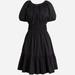 J. Crew Dresses | J.Crew Nwt Black Puff Sleeve Dress Size S | Color: Black | Size: S