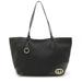 Gucci Bags | Gucci Hardware Canvas Leather Black Gg Semi-Shoulder Tote Bag Shoulder Bag | Color: Black/Brown | Size: Os