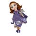 Disney Toys | Disney Store Princess Sofia The First Plush Stuffed Doll 12 1/2” Purple Gown | Color: Purple | Size: 12 Inches