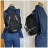 Burberry Bags | Burberry Nylon Logo Print Medium Rucksack Backpack Black (Unisex) | Color: Black | Size: Os