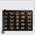 Gucci Bags | Gucci Animal Studs Gg Marmont Pouch Bag | Color: Black/Gold | Size: Os