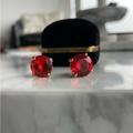 Kate Spade Jewelry | Kate Spade Gum Drop Earrings | Color: Red | Size: Os
