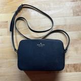 Kate Spade Bags | Kate Spade Harper Leather Crossbody Purse Bag In Black Kate Spade. Gently Used. | Color: Black | Size: Os