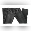 Levi's Jeans | Levi's 501 Black Denim Relaxed Fit Men's Straight Red Tab Jeans Size 3 | Color: Black | Size: 36