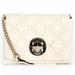 Kate Spade Bags | Kate Spade Astor Court Naomi Quilted Crossbody With Diamond Shaped Lock | Color: Silver/White | Size: Os