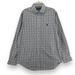 Ralph Lauren Shirts | A0019 Ralph Lauren Long Sleeved Button Front Shirt Size L Large Blue White Gray | Color: Blue/White | Size: L