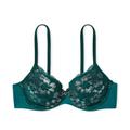 Victoria's Secret Intimates & Sleepwear | Body By Victoria Lightly Lined Demi Bra | Color: Green/Silver | Size: 38c