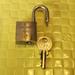 Louis Vuitton Other | California 209 Area Code Louis Vuitton Brass Lock & Key Vintage | Color: Gold | Size: Os