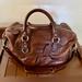Coach Bags | Coach Ashley Sabrina Pleated Convertible Satchel Tote Bag Walnut | Color: Brown | Size: Os