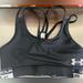 Under Armour Shirts & Tops | Girl’s Heat Gear Armour Sports Bra | Color: Black/White | Size: Mg