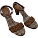 Gucci Shoes | Gucci Authentic Vintage Sandals # 71/2 M | Color: Brown/Tan | Size: 7.5