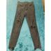 American Eagle Outfitters Jeans | American Eagle Womens Super Hi Rise Jegging Crop Jeans Sz 2 Distressed Denim | Color: Black | Size: 2